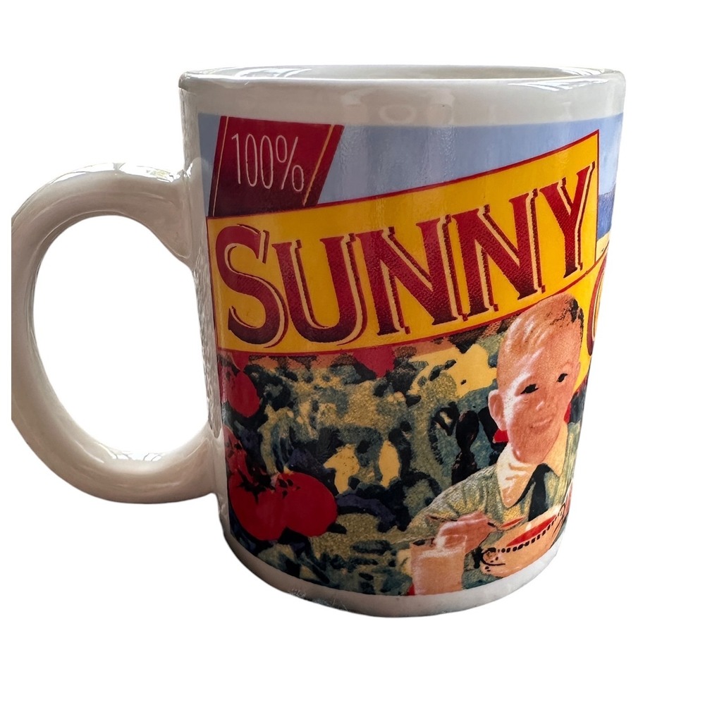 Campbell's Soup Mug Unisex OS Multicolor Excellent 2011 Sunny Good Vintage Style